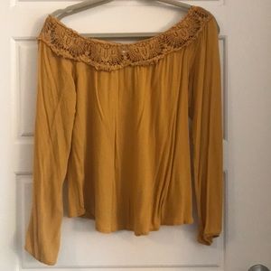 off the shoulder blouse